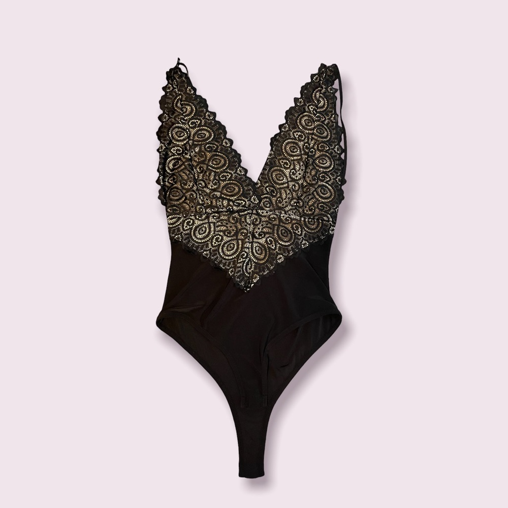 Embroidered Bodysuit